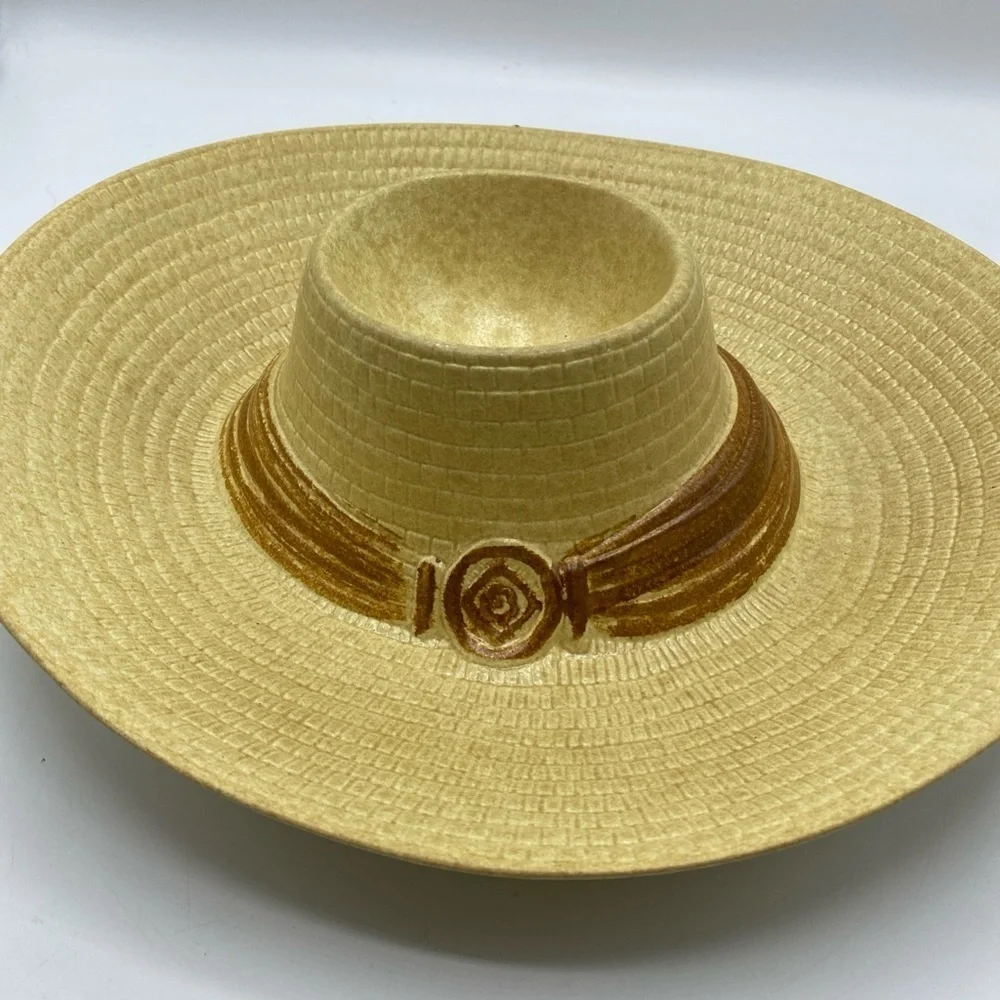 Vintage Sombrero/Cowboy Hat Chips and Dip Serving Dish Party Taco Tuesday Craft